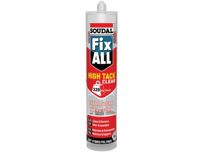 Silikon Soudal Fix All High Tack 320Kg Transparent